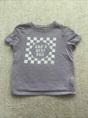 Kids' Lavender 'Dad's Best Bud' Graphic Tee